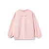 Lining Training Series Rhinestone Logo Loose Fleece Warm Sports Hoodie Women Hoodies Light-Pink AWDRD44-3