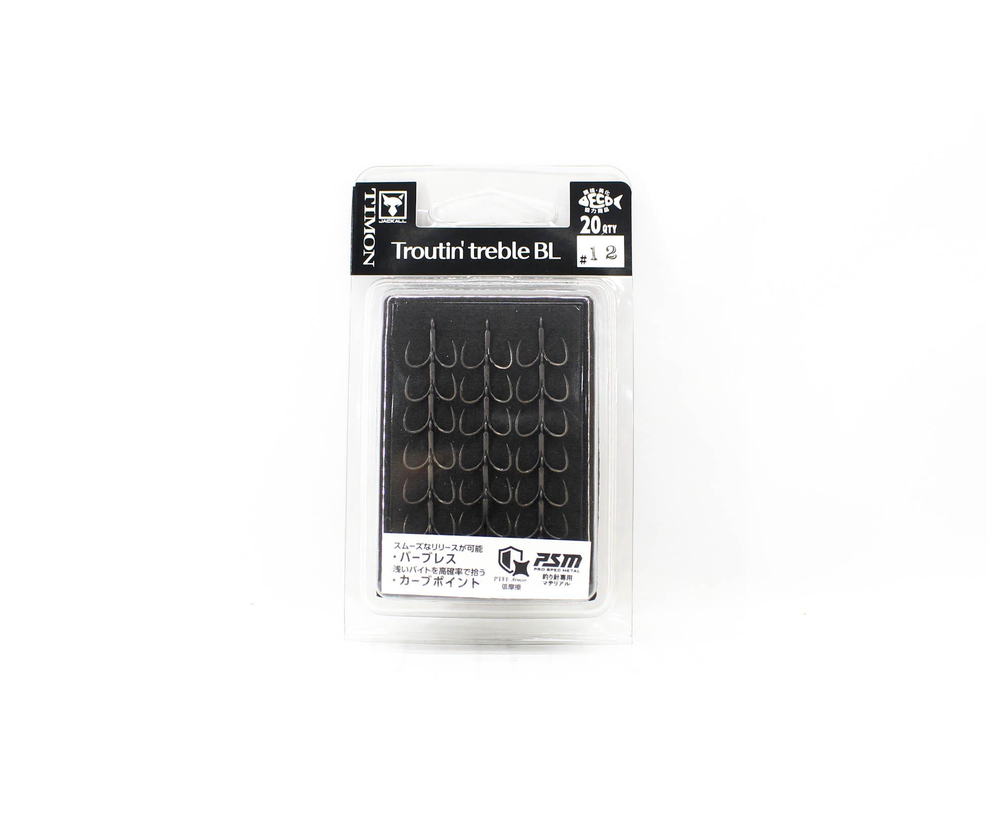 

Jackall Timon Troutin Treble BL Hook Size 12 (6649)