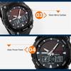 SKMEI Fashion Solar Power Dual Time Sports Military Watch Waterproof Wristwatch for Men and Women