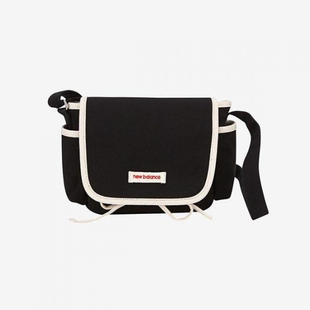

New Balance Essential Canvas String Crossbody Bag Black Nbgcdae502 19 FREE