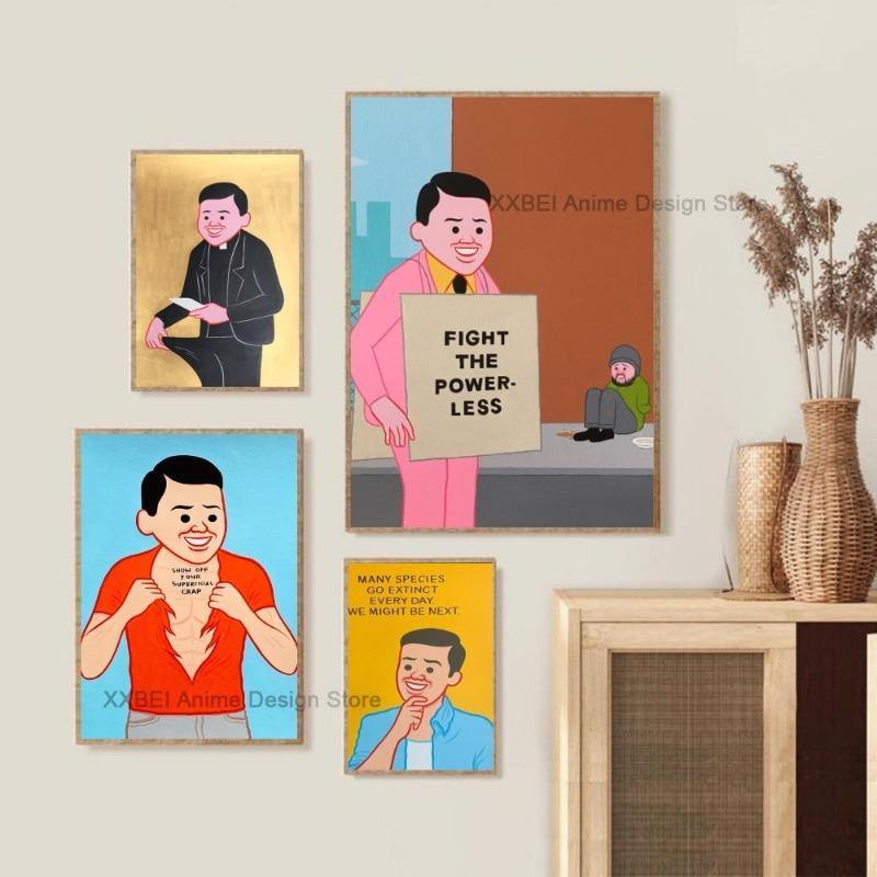 1ks Moderní Joan Cornella Humor Citáty Plakát Samolepka Ložnice Pracovna Nástěnné Umění Závěsný Obraz Dekorace Vysoce Kvalitní Tištěný Materiál