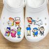 Crayon Shin-chan Crocs Charms Set: 20 Stylish Shoe Accessories, DIY Soft Rubber PVC Buckles