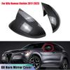 For Alfa Romeo Stelvio 2017- Car Rearview Side Mirror Cover Wing Cap Exterior Sticker Door Rear View Case Trim Carbon Fiber