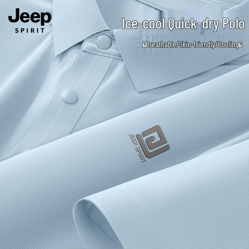 

JEEP SPIRIT Men s Cooling Quick-Dry Polo Shirt L