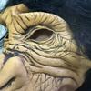 Same Style cosplay Live streaming props, funny and quirky, internet celebrity-style, latex mask, yellow-faced ape headgear