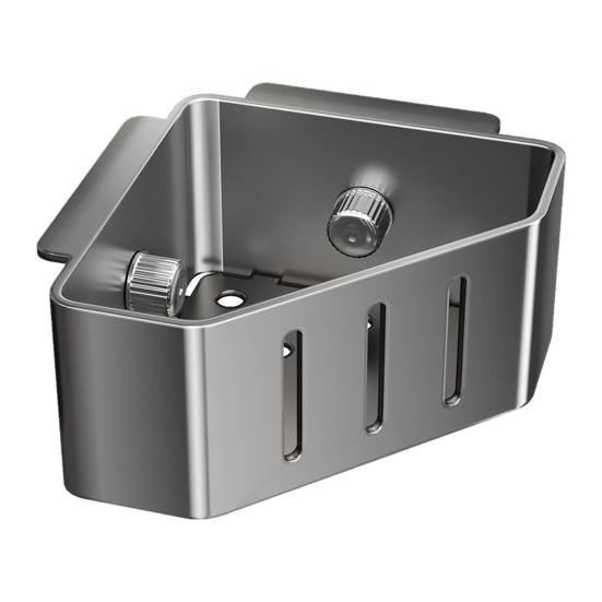 

Сетчатая раковина с присосками для кухонной раковины, отличный дренаж, нержавеющая сталь, держатель для губки, многофункциональная полка для хранения мыла 1pc