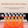 Relaxed Red Light Heated Massage Device 360 Rotating Inner Ball Muscle Relaxation Massage Roller For Whole Body Anti Cellulite