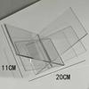 Acrylic Transparent Bookshelf Display Stand Art Deco Stand Simple Desktop Magazine Storage Stand Book Display Stand