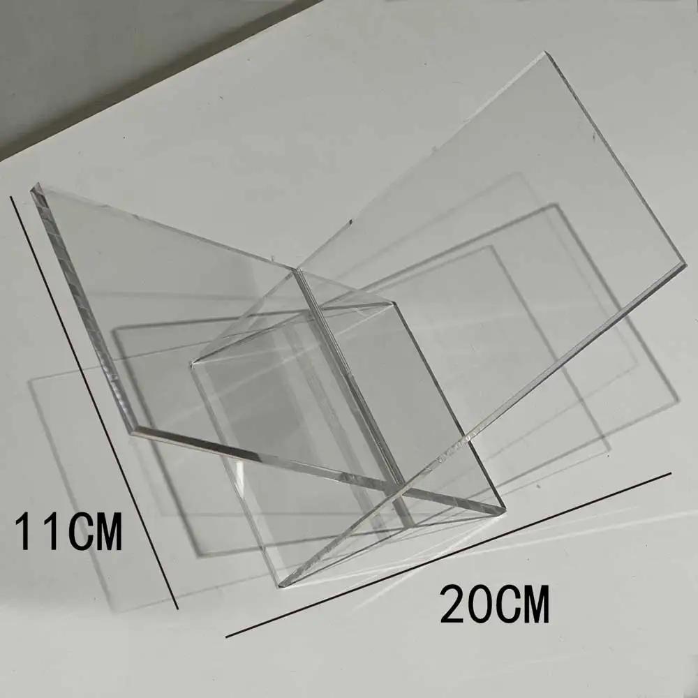 Acrylic Transparent Bookshelf Display Stand Art Deco Stand Simple Desktop Magazine Storage Stand Book Display Stand