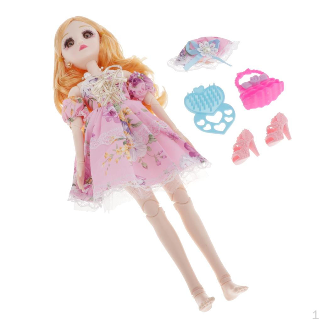 

14-дюймовая 20-шарнирная кукла с одеждой и обувью G