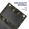 10W 5V Portable Outdoor Solar Power Supply 5 Folding Solar Panels Phone Charging Device with 10-in-1 Cable