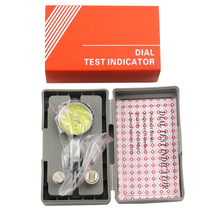 Shockproof Waterproof 0-0.8mm Lever Dial Indicator with Ear Lever Gauge Base