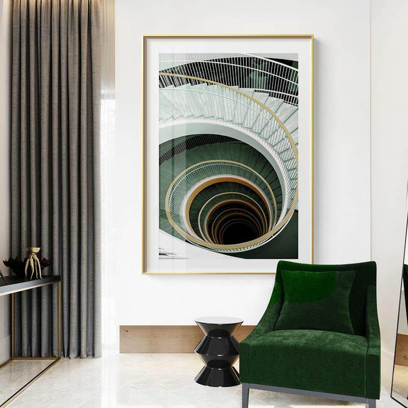 Modern Architectural Aesthetics Canvas Painting Posters Print Unique Home Decor Wall Art Pictures For Living Room Bedroom Aisle