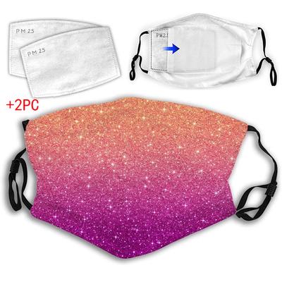 Aommy Women Anti Dust Sand PM2.5 Exhaust-Outdoor Haze Lightweight Sunscreen Face Mask Breathable Cycling Unisex Mask,for Children,Adults,Seniors,Women Beige Little White Flower