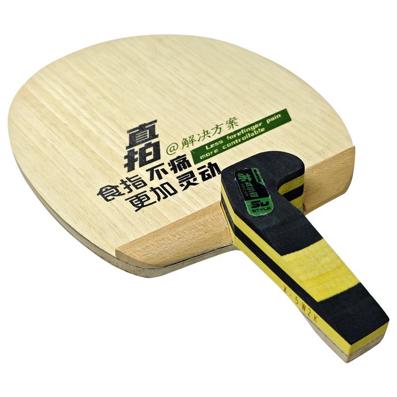 SANWEI SU PINCER Racchetta da Ping Pong Impugnatura a Penna Forma Speciale Racchetta da Ping Pong Migliore Sensazione di Presa