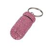 Rhinestone Keychain Portable Pill Bottle Case Waterproof Travel Medicine Box Beautiful Holder Storage with Keychain Accesorios