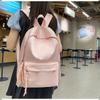 Lässiger Schultasche mit großer Kapazität für Mädchen in der Junior High School, einfacher Rucksack für Gymnasiasten und College-Studenten, Rucksack-Trend