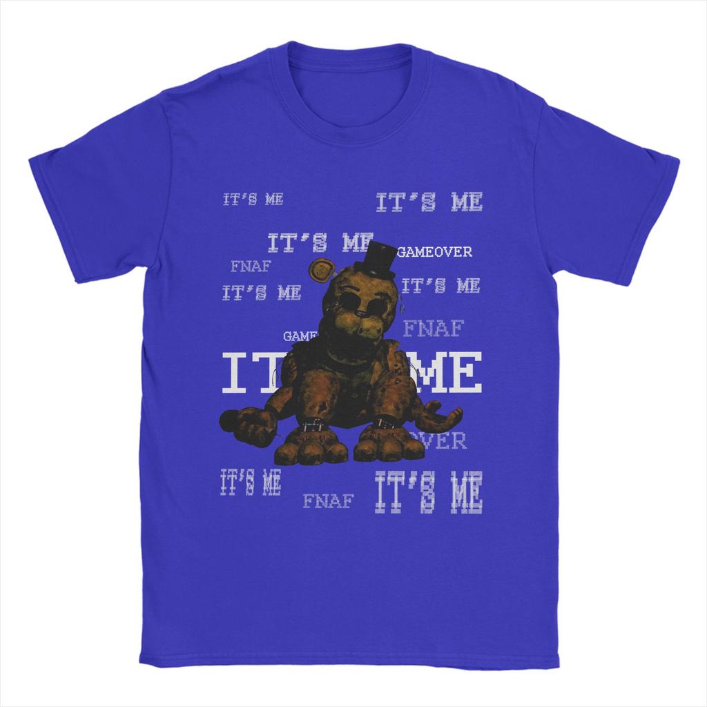 Men ITS ME Golden Freddyed Bonnie Game T Shirt  Cotton Tops Vintage Short Sleeve Round Neck Tee Shirt Graphic Printed TShirt