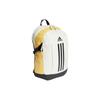 Adidas Recycled Polyester Backpack Unisex Ivory White & Light Yellow & Black Adidas IT5363
