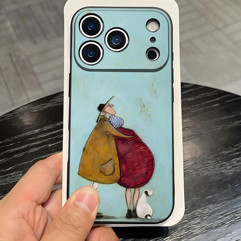 

S-Sam Toft Art Phone Case For IPhone 17 Pro Max 16 15 14 Pro Max 13 11 X Xs Xr 8 7Plus Silicone Cover iPhone 16