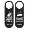 Hotel Make Up Room Bulletin Board Do Not Disturb Signs Door Hanger Tags Door Knob Pendant Cleaning Labels