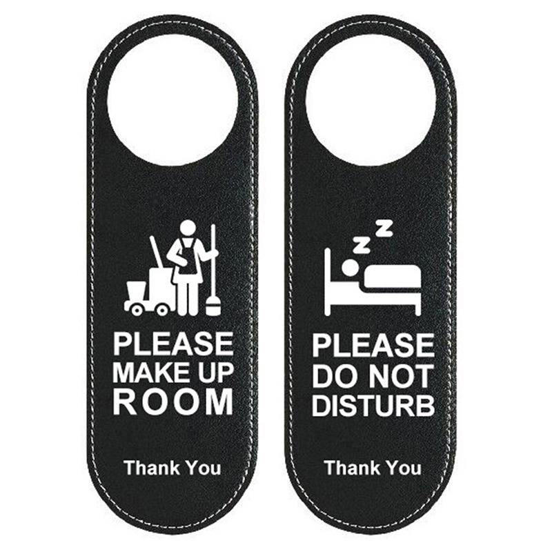 1pc Do Not Disturb Door Tags Door Sign Bar Hotel Mall Office New Beautiful Black Green Red Hanging Tag