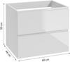 Wall-Mounted Bathroom Cabinet Without Countertop For Sink Modus