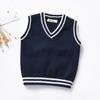 Children's V-neck Boys' Knitted Vest Top Pullover Bottoming Shirt