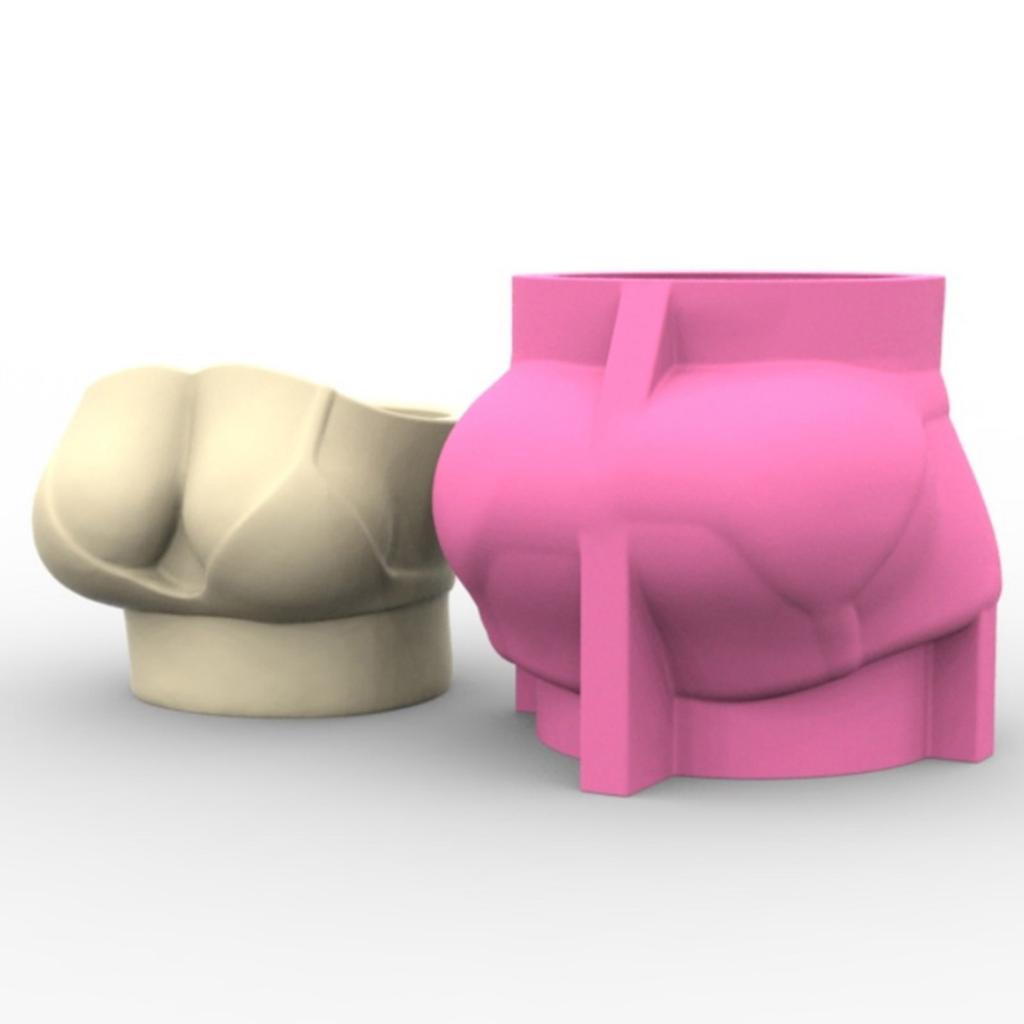 Silicone Mold For Concrete Flower Pots Succulent Planter Vase Cement Polymer Clay Resin Crafting DIY Art Projects