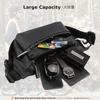 YAPJEB Waist Large with Earphone Multifunctional for and Outdoor Activities Water-Repellent Pouch, Capacity, 3-Way, Lightweight, Hole, Running,