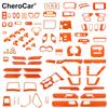 Orange Car Door Dash Gear Panel Decor Cover Trim Kit For Ford Bronco -25