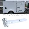 RV Trailer Door Strap Hinge 12 Inch Metal Trailer Door Offset Bent Hinge for Side Door Enclosed Cargo Utility
