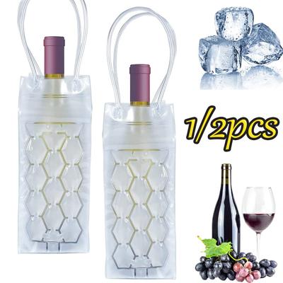 Ice Wine Bag,Gel Cooling Holder,Ice Bucket,Champagne Beer Cooler Refrigerator,Whisky Can Drink Cooler,Bar Accessories,for Party