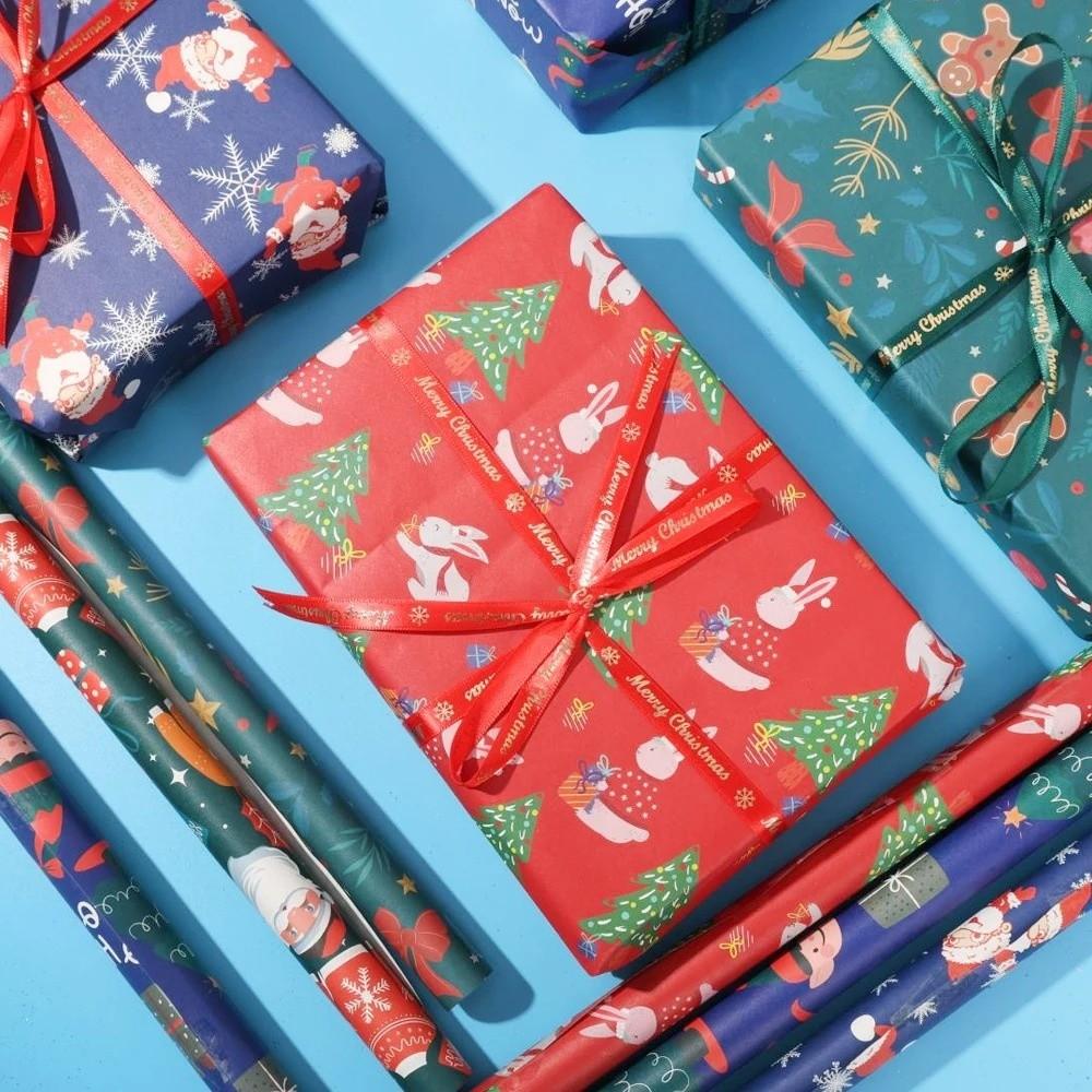 Vánoční stromek Vánoční balicí papír Santa Claus Samolepky na nástěnnou dekoraci Svatby