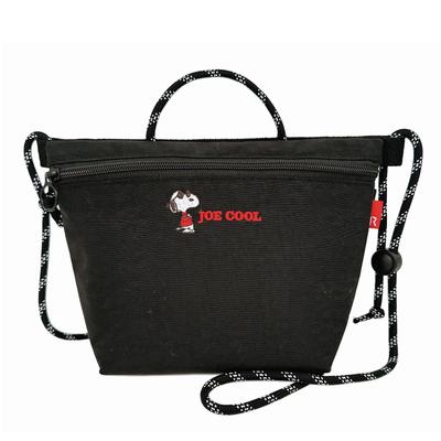 ROOTOTE Women's Snoopy IP Sacoche Polyester Peanuts-0F 8438 (01 Black)