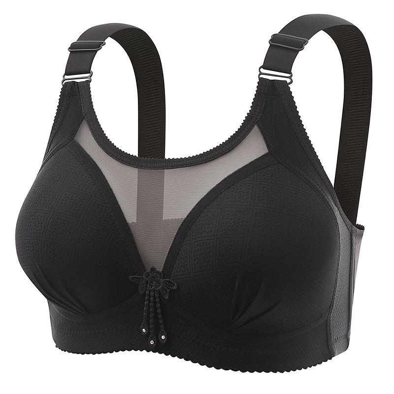 Large size strapless bra with no steel ring, thin and breathable design, gathered to enhance the small and beautiful back. Four row buckle bra
