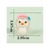 1Pcs Creative Luminous Penguin Miniature Figurines Cute Diy Home Decoration Cartoon Penguin Desktop Small Ornaments Gifts
