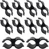 10Pcs 20/25/32mm Dual Pipe Clip Double-ended Tube Clips  Agricultural Irrigation