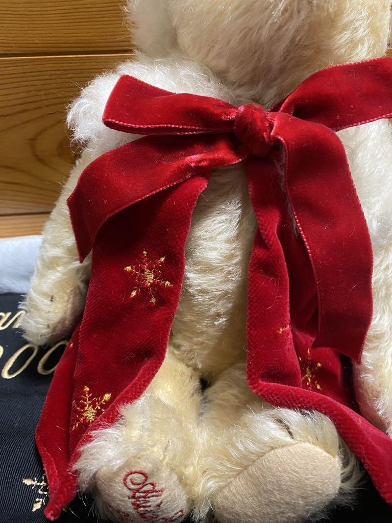 [USED] Steiff Asian Santa Teddy Bear 2004