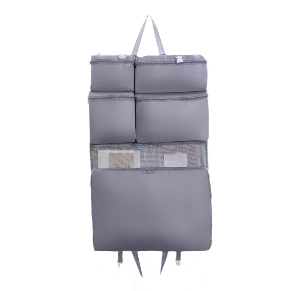 7 In 1 Travel Storage Bag Foldable Organizer Hanging Bag Multi-Compartment Sorting Clothes Storage Bag  Luggage Accessories