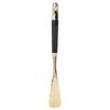 Metal Lion Head Shoe Horn Wooden Long Handle Handled Shoe Lifter Shoe Spoon ToolBlack 49cm