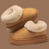 Fashion Thicken Warm Faux Fur Ankle Boots for Women 2024 Winter Platform Long Plush Snow Boots Woman Non-Slip Soft Cotton-Padded Shoes