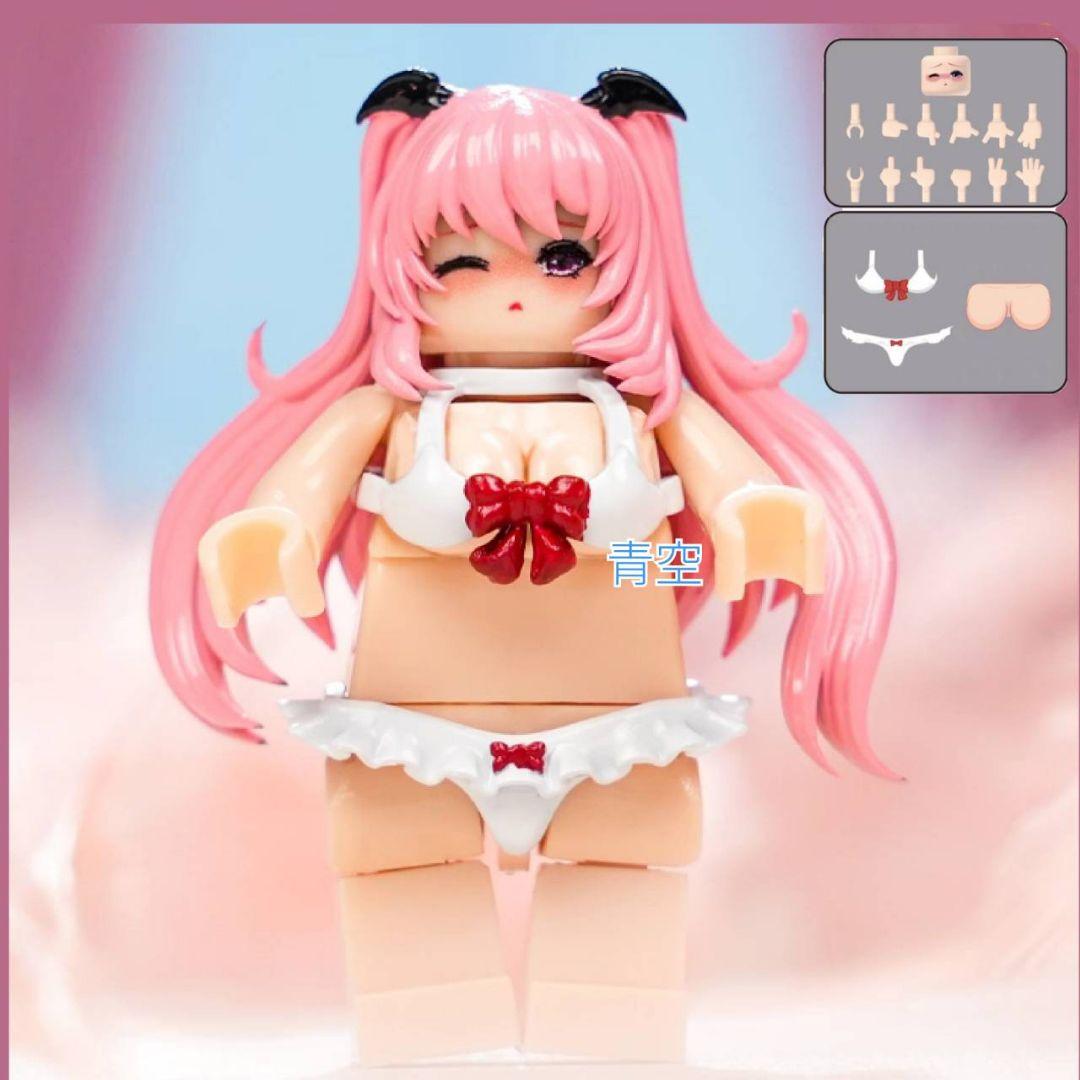 

[USED] Pink Sexy Little Devil LEGO Compatible Minifigure Lilith