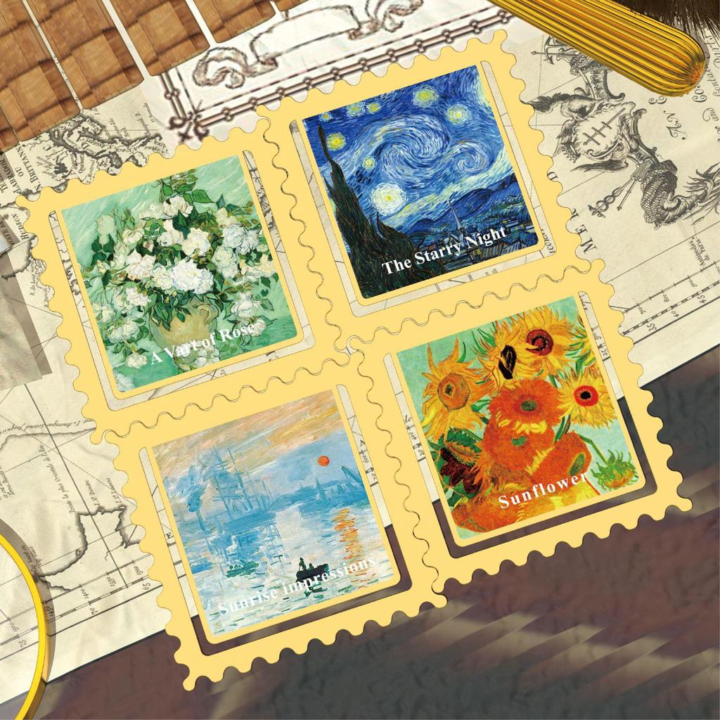 Van Gogh Ölgemälde Metall Lesezeichen - Klassischer Souvenir Clip Geschenk