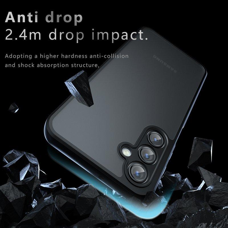 Für Samsung Galaxy A16 Mattes Case Samsung Galaxy A16 A15 A25 A55 A35 Hülle Coque Matt Transparent PC Stoßfest Rückseite Fundas