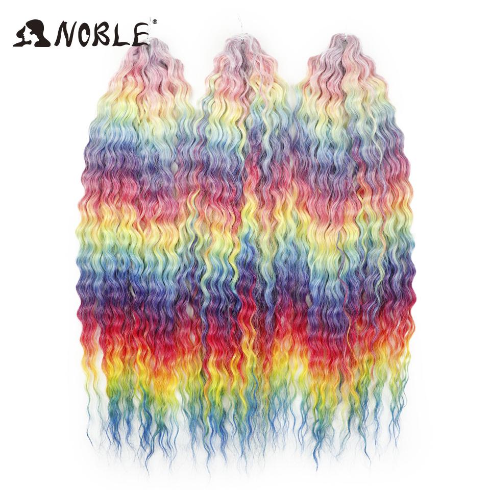 Edles Häkelhaar Locken Haar Wasserwelle 24 Zoll 300g Ombre Blond Twist Häkelhaar Zopf Haar Deep Wave Flecht Haarverlängerung