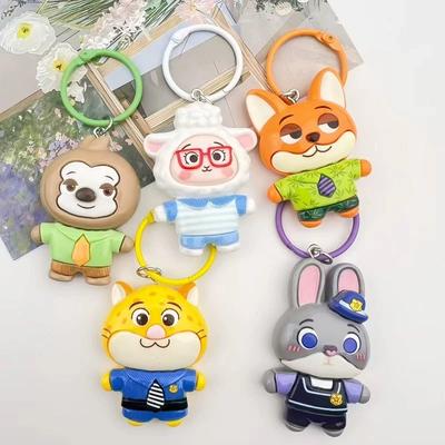 1ks Přívěsek na tašku Roztomilý Klíčenka Dárky Nick Judy Kreslený Zootopia