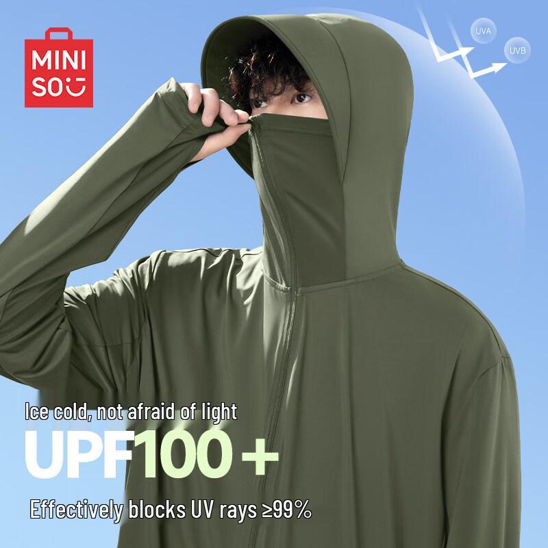 MINISO Men's Wide-Brim Sun Protection Cooling Jacket