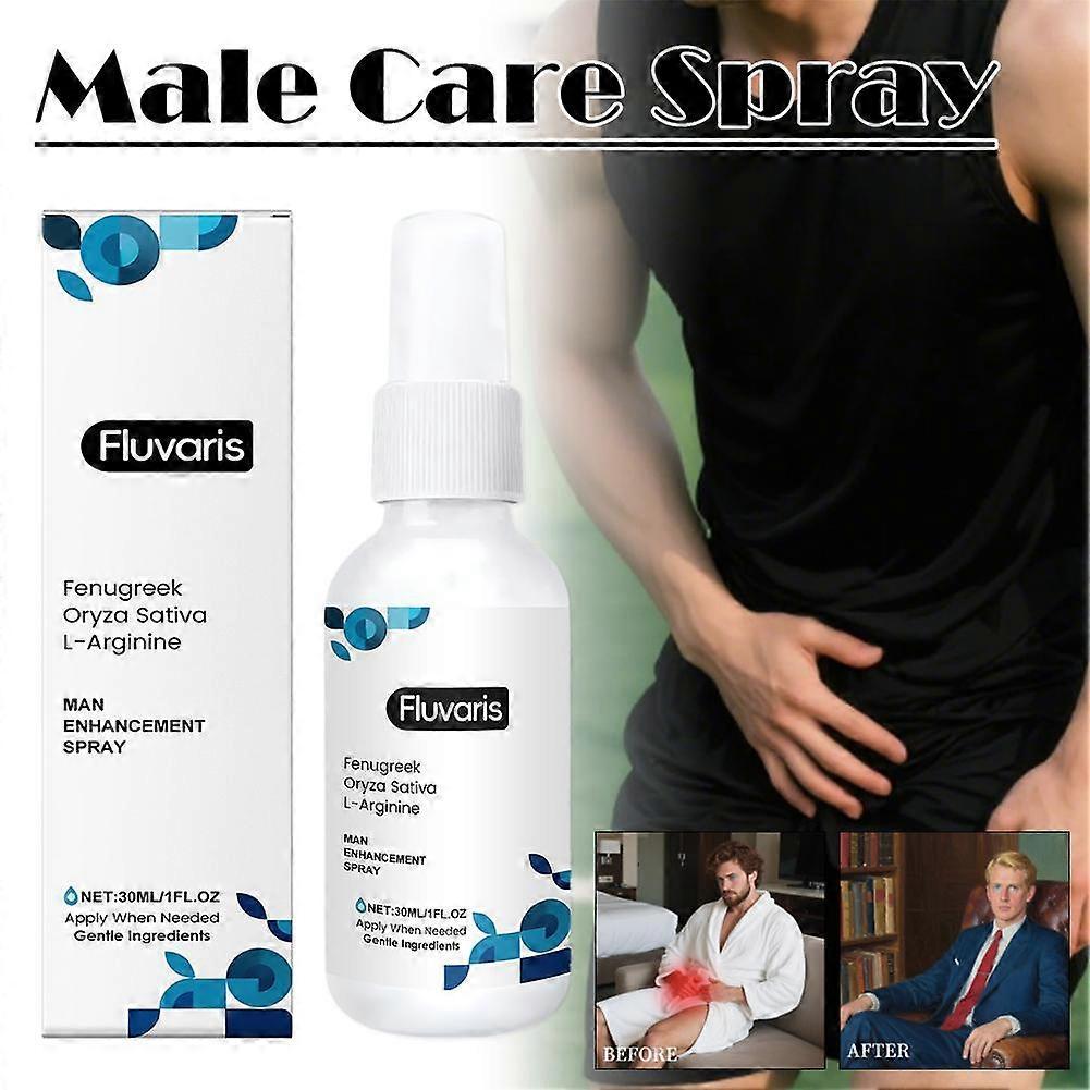 Fluvaris Men's Care Spray Gentle Formula Nourish Comfort Skin Light Active Care Spray