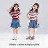 QQ DUCK Girls' Striped Duck Polo Shirt